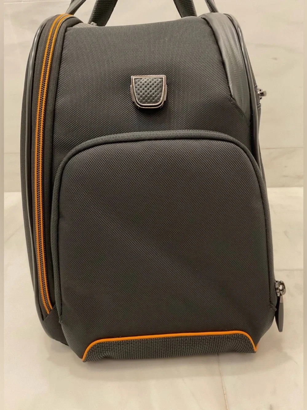 NEW Tumi McLaren QUANTUM 21.5” Duffel Bag - BLACK with PAPAYA ORANGE Accents